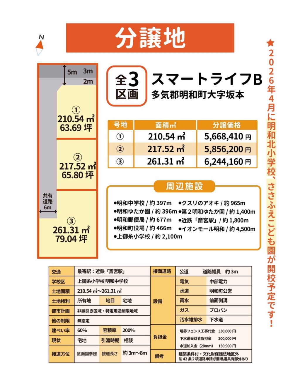 明松ホームの分譲地情報